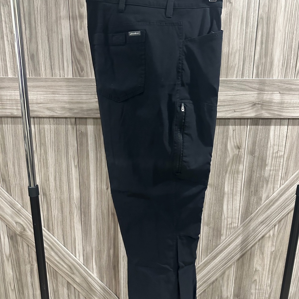Eddie Bauer Men's Dark Cargo Pants - Fleece Lined
